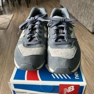 New Balance Women’s WL696NTA Gray Tweed Casual Shoes Sneakers Size 8M